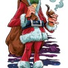 Mark Twain illustration for Graphic Classics: Christmas Classics, published by Eureka Publications, USA